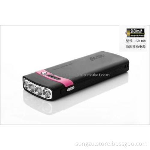 2600mah Power Bank for Blackberry, iPhone, Android Phones